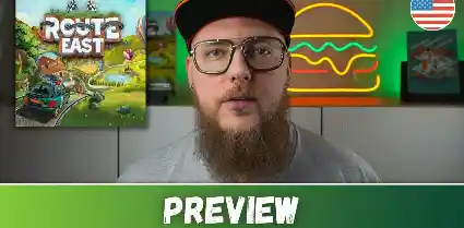 <em>The artwork is what drew me into this game, in particular the cover and the attraction cards, I think this style looks gorgeous.</em><br><br><strong>Board Game Burger</strong>